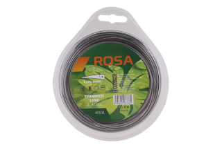 ROSA Struna žací čtverec 2,4mm x 15m 45531 nylonový střed