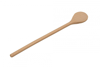 Vařečka kulatá 30 cm, dřevěná - buk, DRT