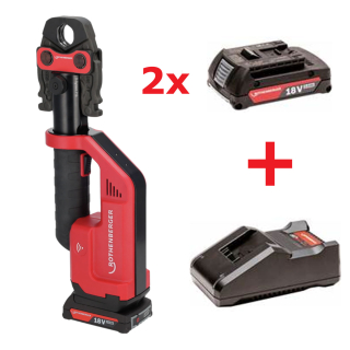 Rothenberger Lisovačka Romax Compact III AMP + 2x 2Ah + nabíječka 1000004272 bez čelistí