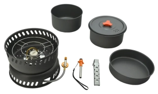 Cattara Nádobí s vařičem TREK sada 9ks 13610 s příslušenstvím, na kartuše 7/16"