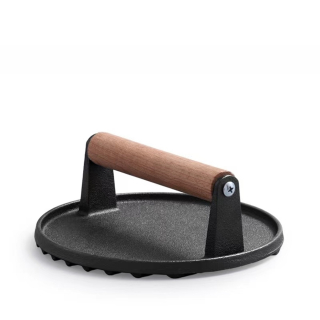 UG Grill Lis na hamburgery, 17 cm steak press DP-5953, litinový, dřevěné madlo 