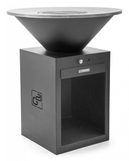 Gril G21 Oregon Black,s planchou 85 cm 6390320 kruhové