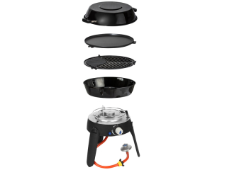 CADAC Safari chef 2 LP New, plynový skládací gril+vařič na cesty nízkotlaký 6540L1-10-EU