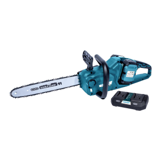 Aku řetězová bezuhlíková pila 36 V, 350 mm + 2x baterie 4.0 Ah + nabíječka XTLINE XT102870-2B4