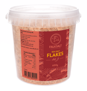 Mořská vločková sůl Chilli, 600 g Falksalt 135245
