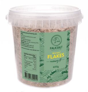 Mořská vločková sůl Rozmarýnová, 600 g Falksalt 135241