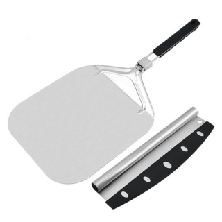 UG Grill Pizza set DP-6817, lopatka + kolébkový kráječ