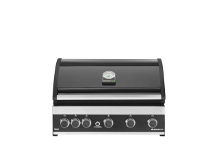 Vestavný plynový gril Grandpro MAXIM G5, K05000387A, černý 5+1 zadní infra hořák