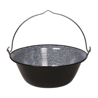 MH Kotlík 20 l smaltovaný Piknik, 47 cm s uchem, maďarský nad ohniště 254236 Magic Home