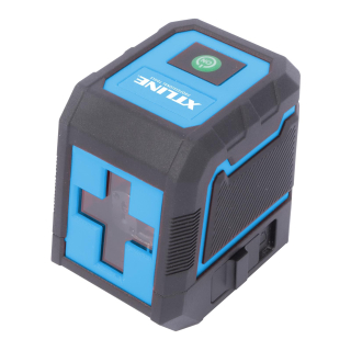 XTLINE Laser samonivelační křížový, zelený paprsek do 20 m, XT130518, 2xAA (1,5 V)