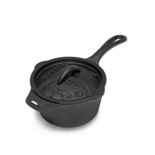 Petromax Litinový rendlík s rukojetí 1l, 790533 + poklička kr1