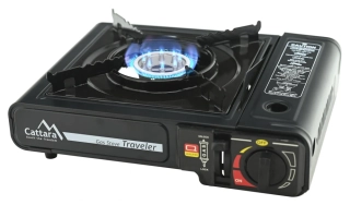 Cattara Plynový cestovní vařič Traveler 13590, 2200W na kartuše CP250, 227g + kufr
