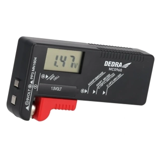 Dedra Tester baterií 1,5V, 3,7V a 9V, MC0960