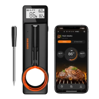 Inkbird BBQ bezdrátový Bluetooth 5.4, do 100m teploměr INT-21-B, vpichovací 2025