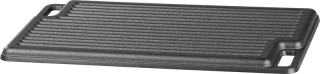 MagicHome grilovací deska, litina, 46x26x1,9 mm, 8010088 obdélníková, oboustranná, 2 madla