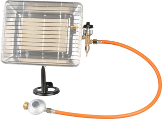 Strend Pro Ohřívač na plyn GS4200E, 4,2 kW, 119649 na PB láhev 5/10 Kg + regulátor, hadice