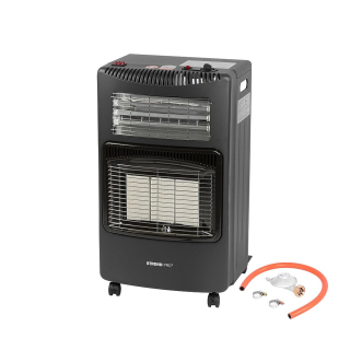 Strend Pro plynový, elektrický ohřívač 4,2+1,2kW 230V DA-201QAF, 119802 kamna Kombi, skládací + připojení