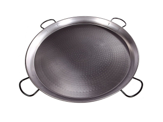 Paella gastro pánev 100 cm VACA ocelová, leštěná, Vaello Campos P01100, 4 madla