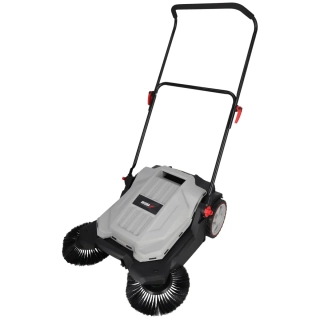 Dedra vozíkový mechanický zametač 650 mm DED8802, 3 kartáče, zásobník 18 l