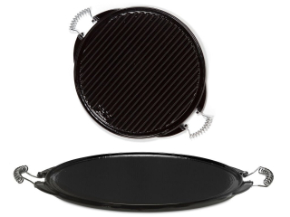 Litinová grilovací deska VACA 25 cm, kruhová smaltovaná Vaello Campos P3825