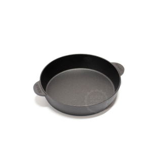 Robari litinová pánev 26x6cm P26, 2 madla, holá litina - černá