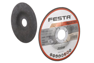 Festa Industry kotouč řezný na kov 115x0.8x22.2mm, 22258.01, extra tenký