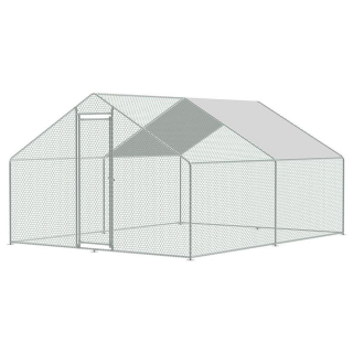 Strend Pro kurník - voliéra se střechou, 4x3x2m, 2173631, zastřešený výběh po slepice