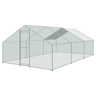 Strend Pro kurník - voliéra se střechou, 6x3x2m, 2173632, zastřešený výběh po slepice