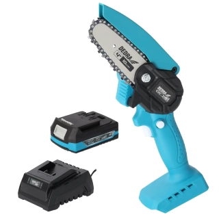 DEDRA SAS+ALL Sada - Aku mini řetězová pila 100 mm 2 Ah baterie, nabíječka DED7030A11, kufr