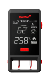 Levenhuk teploměr Wezzer Grill BT50, 2 bezdrátové grilovací sondy 57210269 DUO, do 150m max. 300°C, aplikace ToGrill