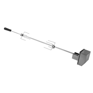 GrandPro otočný rožeň Rotisserie A07101044G, elektrická grilovací jehla 4W 230V, 2x4-bodec