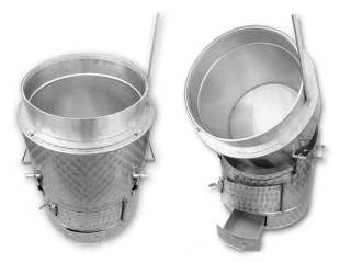 KVJ Kotel na ovar 130 l Profi, celo-nerezový, výklopný na zabíjačku, Inox