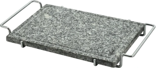 Cattara grilovací kámen Granit L s drážkou a držákem 30x20x1,65cm, 14070