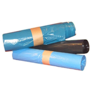 PE Pytel na odpad, smetí typ 100 modrý, rolka 15ks, 70x110cm, 70µm, 40035-1 TSM Polyetylen