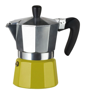 Meva NA26001 Moka konvička 150 ml, zeleno-stříbrná