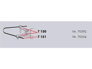 Broušená planžeta 150 mm pro tavnou řezačku, typ: 70334 Az Formen