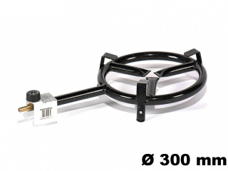 Paella hořák 30 cm 6,8 kW na zemní plyn, 1-kruhový, Vaello Campos CNG P1430G, vařič