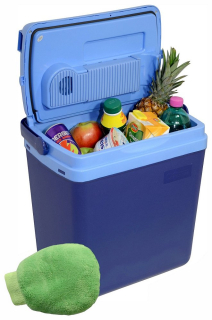 Compass Chladící box 25 litrů Blue 230/12V displej s teplotou, 07121