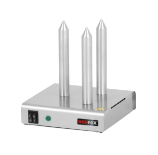 Hotdogovač Hot Dog HD 03, rozpékač rohlíků 3 trny Red Fox, RM Gastro