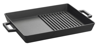 Litinová DUO grilovací plotýnka 26x32cm, obdélníková LAVA Metal LVECOGT2632T4