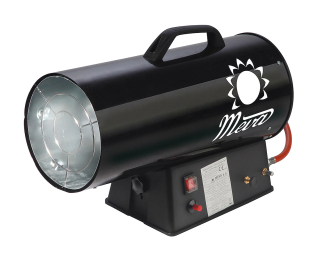 Teplogenerátor 9-30kW černý, plynový s regulací MEVA TP17002