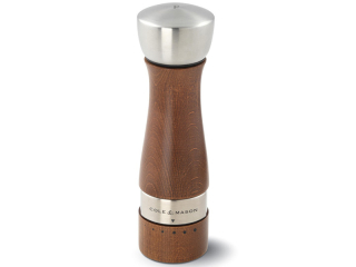 Mlýnek na pepř Oldbury Wood 19 cm, nerez / dřevo Cole and Mason H301921G