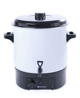 Ohřívač na teplé nápoje 27l, svařák - smaltovaný Hendi 240601