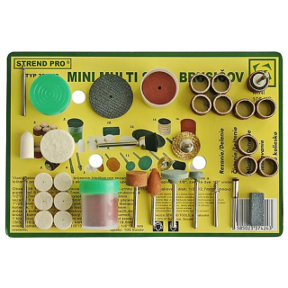 Sada brusných tělísek LION 9081, 105 dílná, 3 mm StrendPRO