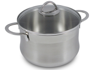 Hrnec Emotion 10,3l nerezový 28x17cm, skleněná poklička Silampos 637123WA6628100