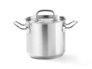 Hendi Vysoký hrnec 2,8l nerezový 18/10 s poklicí na indukci 837108 K.LINE