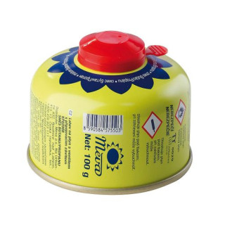 Plynová kartuše MEVA 100g se závitem 7/16" KP02008, EN 417 - mini
