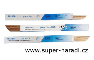 Měděná tvrdá pájka Cu Rophos 94 L-CuP6, 3 mm