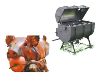 Gril na sele, prase G55 půjčení na 1 DEN