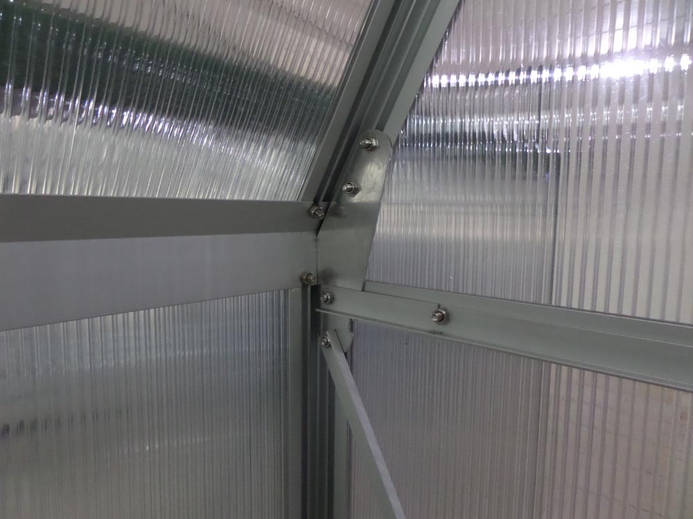 Skleník Vega KOMFORT TITAN 8000 STRONG, 281x281x250cm, Alu-polykarbonát 6mm 27X30054